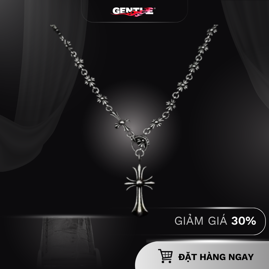 Dây Chuyền Gentle Thánh Giá Chrome Hearts Cá Tính - Giảm 30%